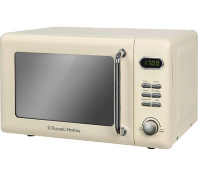 RUSSELL HOBBS RHRETMD706C Solo Microwave - Cream RUSSELL HOBBS RHRETMD706C Solo Microwave - Cream
